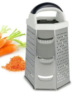 Metaltex Zeskante Rasp 11x22.5x13.5 cm RVS