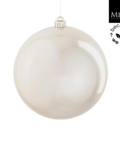 Mica Decorations Kerstbal Onbreekbaar 15 cm Parelmoer