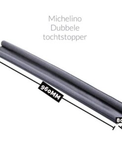 Michelino Tochtstrip 96x3 cm Foam/Grijs