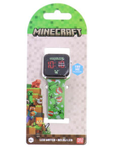 Minecraft LED Horloge Groen