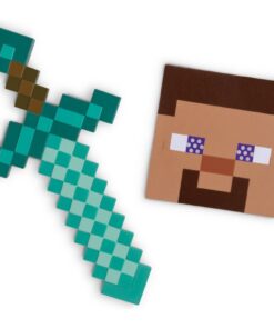 Minecraft Zwaard en Steve Masker