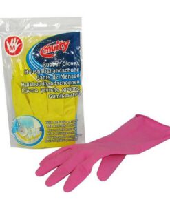 Multy Rubberen Huishoudhandschoenen M Geel