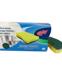 Multy Schuursponsen 6 Stuks Geel/Groen
