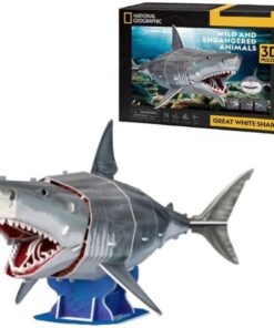 National Geographic 3D Puzzel Witte Haai 72 Stukjes