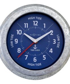 NeXtime NE-4321BL Tide Getijdenklok 22 cm Blauw/Metaal
