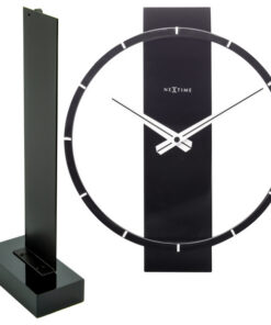 Alternative view of NeXtime NE-5226ZW Tafelklok Carl Table 34x27cm Hout Zwart