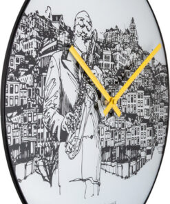 Alternative view of NeXtime NE-8192 Wandklok Sax City Ø 40 Cm