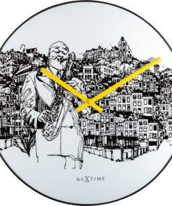 NeXtime NE-8192 Wandklok Sax City Ø 40 Cm