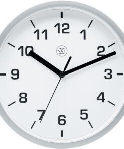 NeXtime NX-7321ZI Wandklok NXT Diameter 20cm Kunststof Zilver