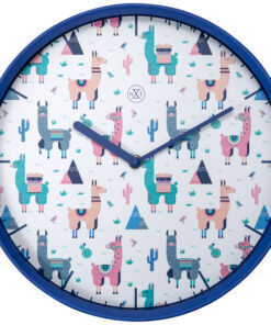 NeXtime NX-7352 Wandklok NXt Alpalca Dia 30cm Kunststof Blauw