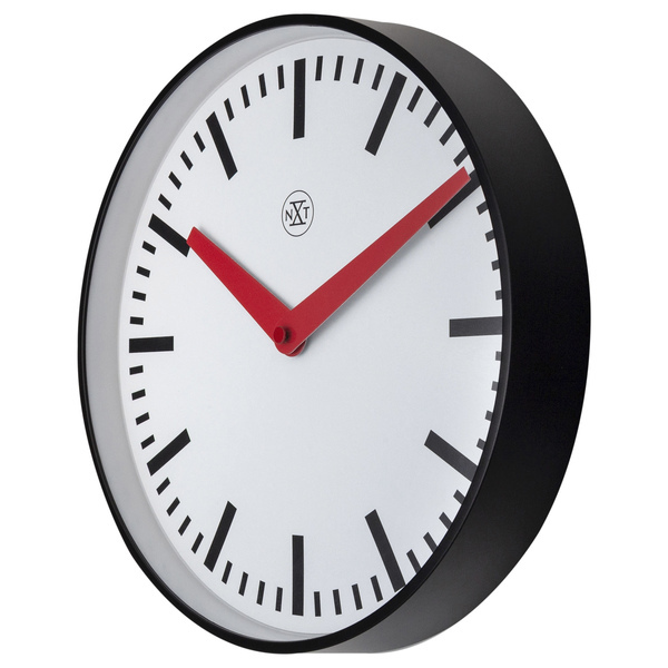 NeXtime NX-7360ST Stationsklok - 25.5cm - Stille Wandklok - Wit - NXt By - "Newcastle" - Image 3
