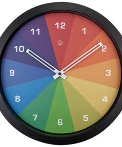 NeXtime NX-7361DI Kleurrijke Wandklok - 36cm - Stille Klok - Multicolor - NXt By - "Joy"