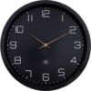 NeXtime NX-7373ZW Wandklok ECO 30 cm Zwart
