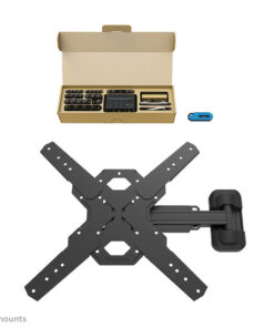 Alternative view of Neomounts WL40S-840BL14 Full Motion Wandsteun voor Schermen tot 65 Inch Zwart