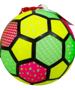 Neon Bal met Koord 20 cm