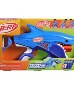Nerf Elite Junior Sharkfire Blaster + 8 Darts