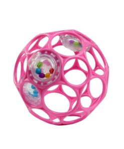Alternative view of Oball Rattle Easy Grip Roze