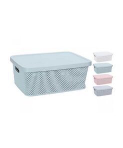 Opbergdoos 7000ml met Deksel 4ass Kleuren 274x22