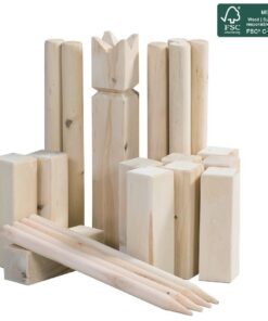 Outdoor Play Houten Kubb Game + Draagtas