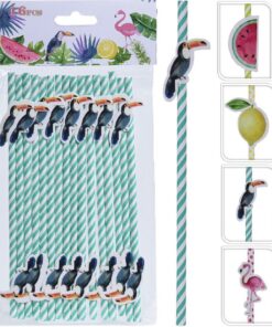 Papieren Rietjes met Figuur