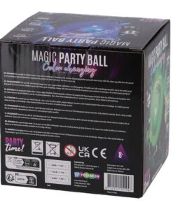 Alternative view of Party Time Magische Party Bal met Disco Effect + Afstandsbediening Zwart