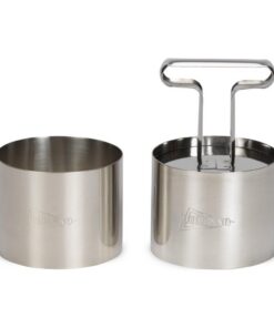 Alternative view of Patisse Garneerringen met Uitdrukker 7x5.5 cm 3-delig RVS