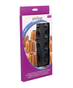 Patisse Mini Madeleinevorm 15 Vaks 29x17 cm Zwart/Siliconen