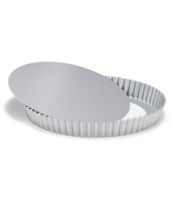 Patisse Quichevorm met Losse Bodem 28 cm Zilver