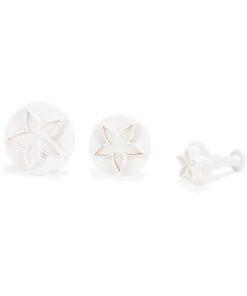 Alternative view of Patisse Uitsteekvormen Blad met Uitdrukker 3-delig Wit