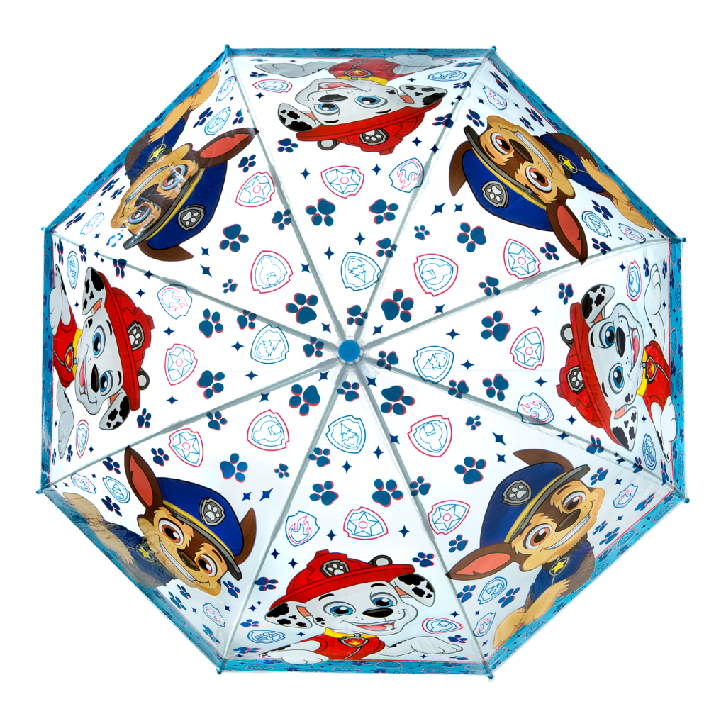 Paw Patrol Kinderparaplu 69 cm Blauw/Transparant - Image 2