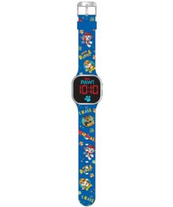 Paw Patrol LED Horloge Blauw