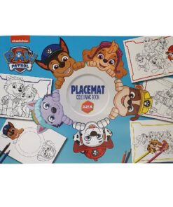 Paw Patrol Placemat/Onderleggers 12 stuks in Kleurboek