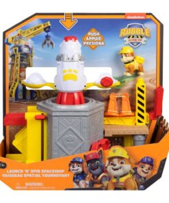 Paw Patrol Rubble & Crew Launch and Spin Spaceship