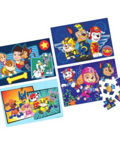 Alternative view of Paw Patrol Shoe Box 4 Houten Puzzels 12-16-20-24 Stukjes