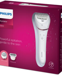 Alternative view of Philips BRE730/00 Series 8000 Wet and Dry Epileerapparaat Roze/Wit