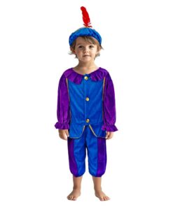 Pietenpak 98-104 Paars/Blauw