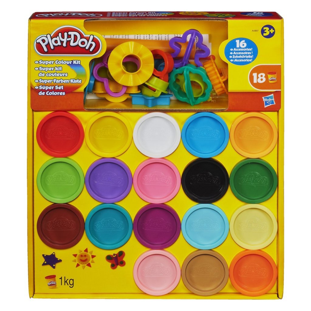 Play-Doh Super Color Kit 18 Potjes Klei - Afbeelding 2