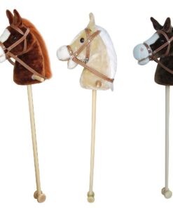 Pluchen Stokpaard met Geluid 97 cm Assorti