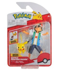Pokémon Battle Feature Figuren Ash en Pikachu