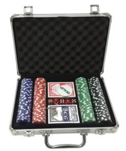 Alternative view of Poker Set in Aluminium Koffer