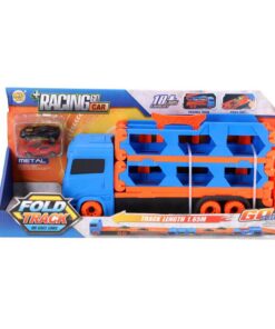 Pop-Up Auto Transporter + 2 Die-Cast Voertuigen