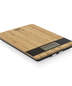 Princess 492944 Digitale Keukenweegschaal Bamboo/Zwart