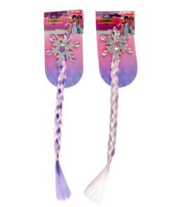 Princess Friends Haarvlecht aan Elastiek 40 cm Assorti