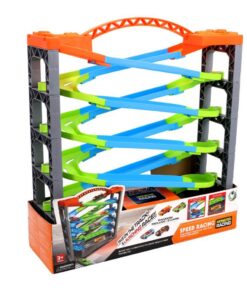 Racebaan Deluxe 5 Lagen + 2 Racewagens
