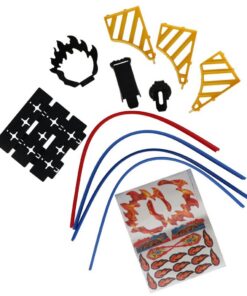 Alternative view of Racebaan + Vlammen en Looping Groot + Auto