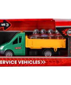 Rapid Wheels Wegenbouw Auto + Licht en Geluid + Accessoires