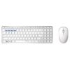 Rapoo 9300M Multimodus Draadloze Ultraslanke Desktop Combo Set QWERTY Wit