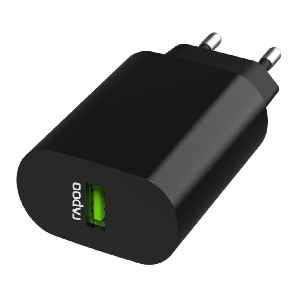 Rapoo XC140 Draadloze QI Inductielader + Lader Zwart - Image 4