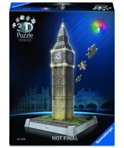 Ravensburger 3D Puzzel Big Ben + Licht 216 Stukjes