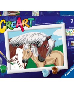 Ravensburger CreArt Schilderen op Nummer Merrie met Veulen